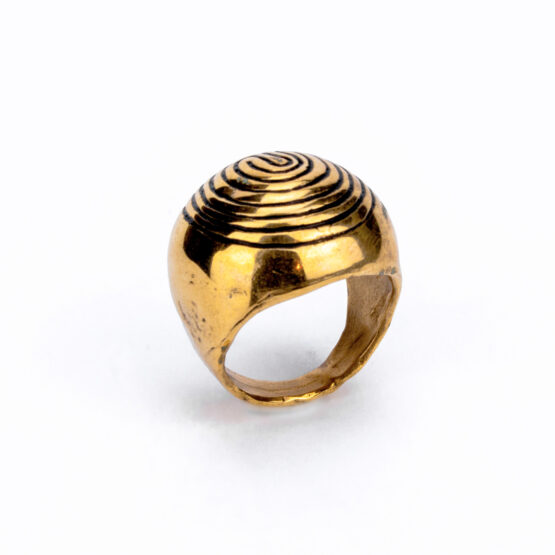 artest milano anello bombato bronzo labirinto