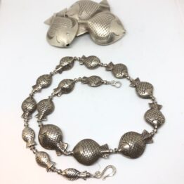 girocollo pesciolini in argento